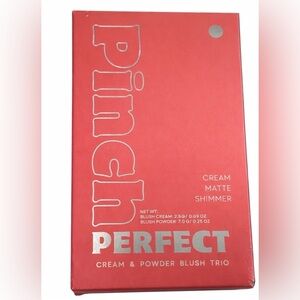Pinch Perfect Blush Trio Coral Cream Matte Shimmer NWT